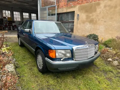Second-hand Mercedes 300 SE 1987 Albastru Berlinǎ