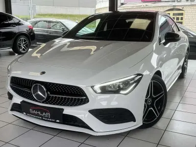 Gebraucht Mercedes CLA220 AMG line 190 PS (139 kW) 2019 Polarweiss  unilack Coupé