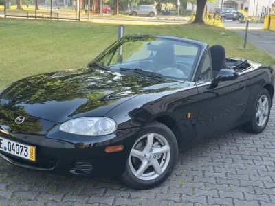Gebraucht Mazda MX5 110 PS (80 kW) 2002 Schwarz Cabrio