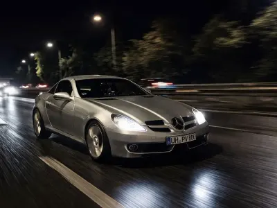 Gebraucht Mercedes SLK200 2LOOK Edition 184 PS (135 kW) 2009 Silber Cabrio