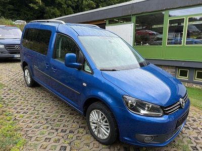 Gebraucht VW Caddy Maxi Comfortline 102 PS (75 kW) 2015 Blau Van / Kleinbus