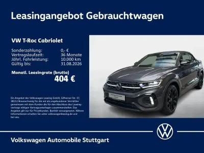Gebraucht VW T-Roc Cabriolet R-line 150 PS (110 kW) 2022 Grau Cabrio