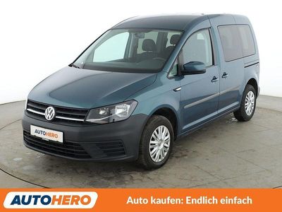 Gebraucht VW Caddy Trendline 75 PS (55 kW) 2017 Grün Van / Kleinbus