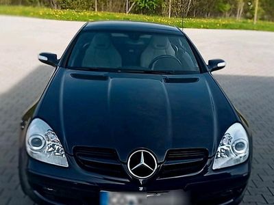 Gebraucht Mercedes SLK200 163 PS (119 kW) 2006 Blau Cabrio