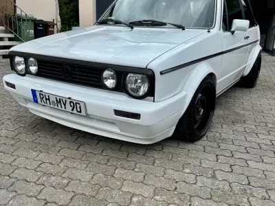 Gebraucht VW Golf Cabriolet 95 PS (69 kW) 1988 Weiß Cabrio