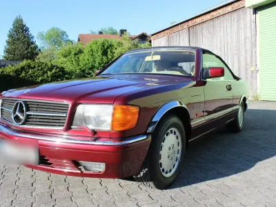 Gebraucht Mercedes 560 279 PS (205 kW) 1991 Rot Cabrio