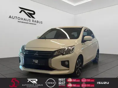 Gebraucht Mitsubishi Space Star Select+ 80 PS (58 kW) 2021 Weiß Kleinwagen