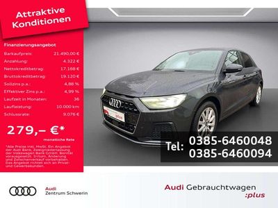 Gebraucht Audi A1 Sportback Advanced 95 PS (69 kW) 2021 Manhattangrau metallic Kleinwagen
