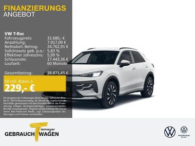 Neu VW T-Roc Life 116 PS (85 kW) 2026 Weiß SUV