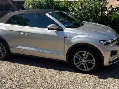 Gebraucht VW T-Roc Cabriolet R-line 150 PS (110 kW) 2020 Silber Cabrio