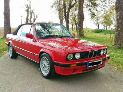 Gebraucht BMW 318 Cabriolet Sport Line 113 PS (83 kW) 1991 Rot Cabrio