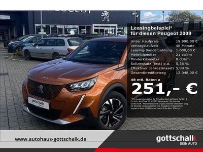 Orange Gebraucht 2023 Peugeot e-2008 Allure SUV | 19.990 € (Fairer Preis)