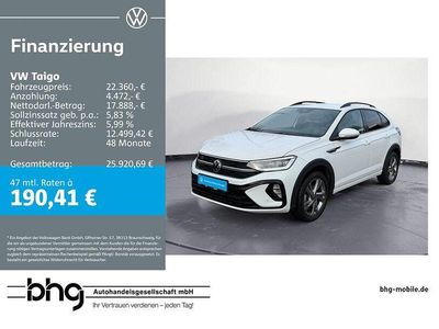 Gebraucht VW Taigo R-line 110 PS (80 kW) 2022 Weiß SUV