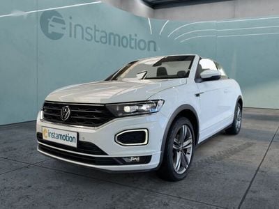 Gebraucht VW T-Roc Cabriolet R 150 PS (110 kW) 2021 Weiß Cabrio