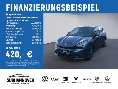 Neu Cupra Raval Endurance 155 kW (211 PS) 2026 Grau Limousine