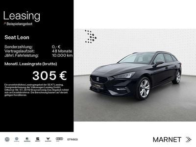 Gebraucht Seat Leon FR 190 PS (139 kW) 2022 Midnight schwarz metallic Kombi