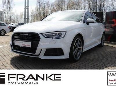 Begagnad Audi A3 S-Line 150 HK (110 kW) 2020 Vit Sedan