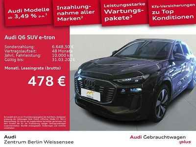 Manhattangrau metallic Gebraucht 2024 Audi Q6 e-tron S-Line SUV | 66.485 € (Guter Preis)