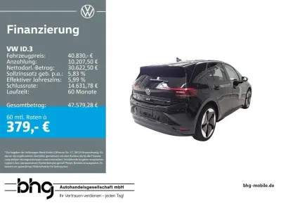 Gebraucht VW ID.3 Pro 169 kW (231 PS) 2025 Schwarz Kleinwagen