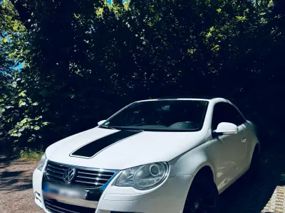 Gebraucht VW Eos 122 PS (89 kW) 2009 Weiß Cabrio