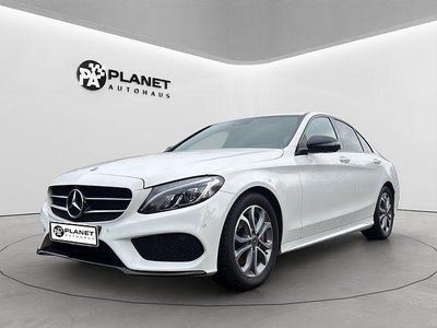 Gebraucht Mercedes C180 AMG line 156 PS (114 kW) 2018 Weiß Limousine