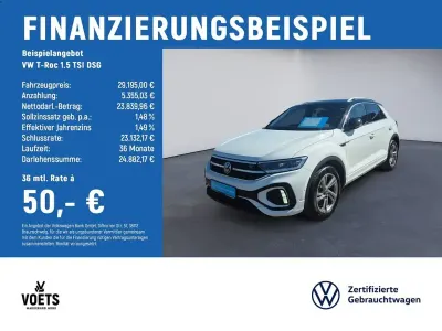 Gebraucht VW T-Roc R-line 150 PS (110 kW) 2025 Weiß SUV