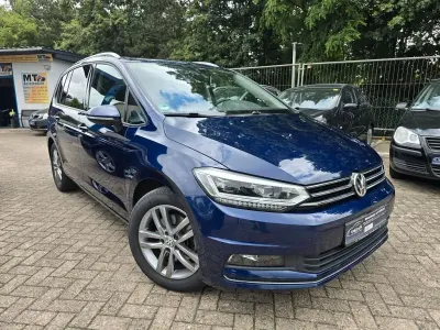 Gebraucht VW Touran Sound 150 PS (110 kW) 2017 Blau Van / Kleinbus