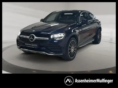 Gebraucht Mercedes GLC300 AMG 245 PS (180 kW) 2023 Cavansitblau metallic Coupé