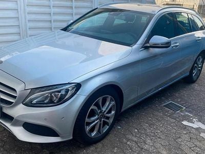 Usata Mercedes C220 Avantgarde 170 CV (125 kW) 2017 Argento Station wagon