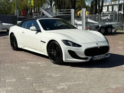 Brugt Maserati GranCabrio 460 HK (338 kW) 2017 Hvid Cabriolet