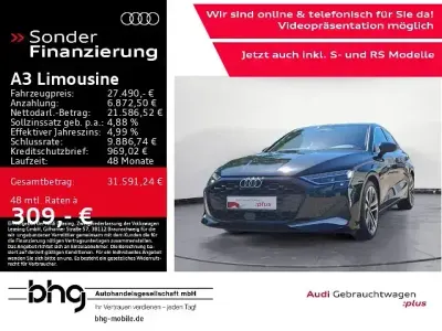 Gebraucht Audi A3 Ambiente 116 PS (85 kW) 2025 Mythosschwarz metallic Limousine