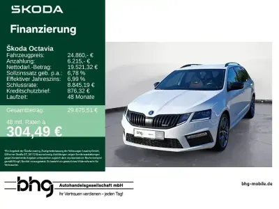 Gebraucht Skoda Octavia RS 245 PS (180 kW) 2020 Weiß Kombi
