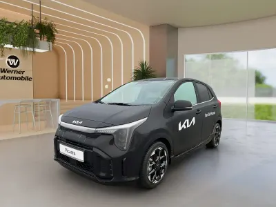 Gebraucht Kia Picanto GT-Line 68 PS (50 kW) 2025 Auroraschwarzmet Kleinwagen