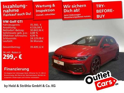 Gebraucht VW Golf VIII GTI 265 PS (194 kW) 2024 Kings red metallic Limousine