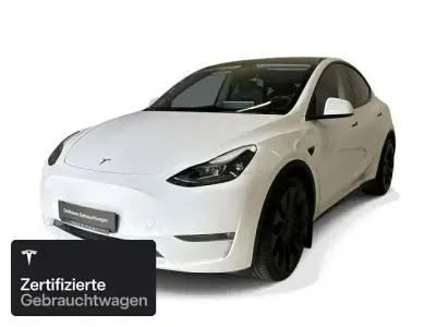 Gebraucht Tesla Model Y Performance 392 kW (533 PS) 2022 Weiß SUV