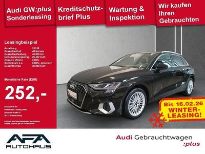 Schwarz Gebraucht 2024 Audi A3 Advanced Plus Limousine | 29.305 € (Superpreis)