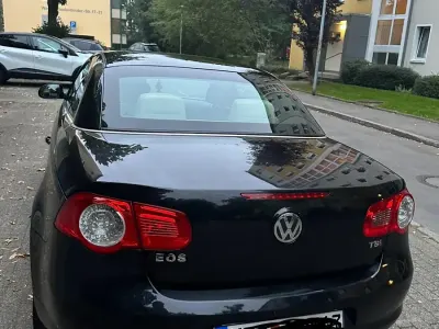 Brugt VW Eos Edition 122 HK (89 kW) 2008 Sort Cabriolet
