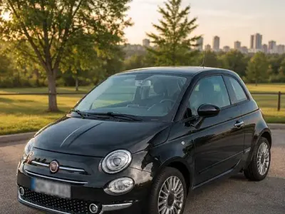 Gebraucht Fiat 500 Lounge 69 PS (50 kW) 2017 Schwarz Kleinwagen