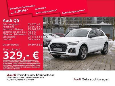 Usata Audi Q5 Ambiente 299 CV (219 kW) 2021 Bianco SUV