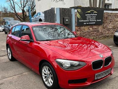 Gebraucht BMW 114 Sport Line 102 PS (75 kW) 2013 Rot Kleinwagen
