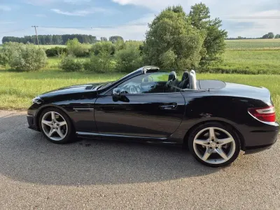 Gebraucht Mercedes SLK250 204 PS (150 kW) 2016 Schwarz Cabrio