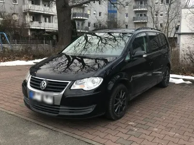 Gebraucht VW Touran 140 PS (102 kW) 2008 Schwarz Van / Kleinbus