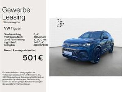 Neu VW Tiguan R-line 272 PS (200 kW) 2025 Blau (nightshade blue metallic) SUV