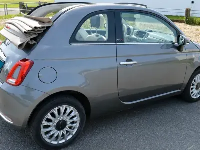 Używany Fiat 500C Lounge 69 KM (50 kW) 2017 Szary Kabriolet