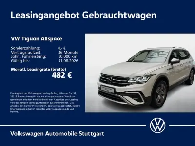 Gebraucht VW Tiguan Allspace Elegance 200 PS (147 kW) 2022 Weiß SUV