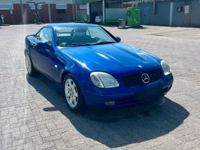 Gebraucht Mercedes SLK200 136 PS (100 kW) 1999 Blau Cabrio