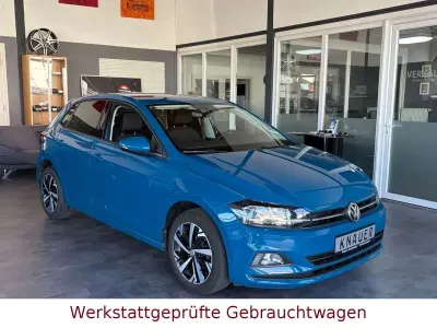 Gebraucht VW Polo Comfortline 95 PS (69 kW) 2019 Blau Kleinwagen
