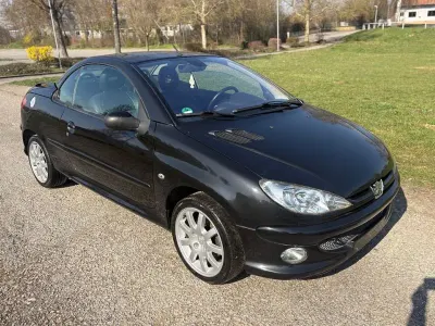 Occasion Peugeot 206 CC Platinum 109 PK (80 kW) 2007 Zwart Cabriolet