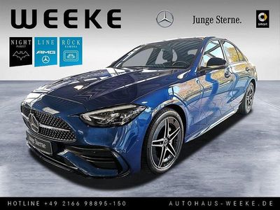 Blau Gebraucht 2024 Mercedes C180 AMG Limousine | 39.746 € (Teuer)