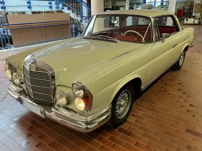 Brugt Mercedes W111 160 HK (117 kW) 1968 Hvid Coupe